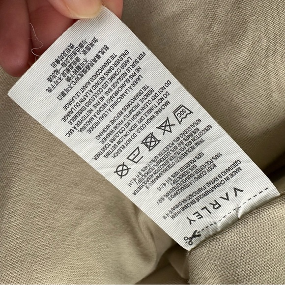 VARLEY Perry Cream Furry Teddy Vest SZ S - Picture 8 of 11